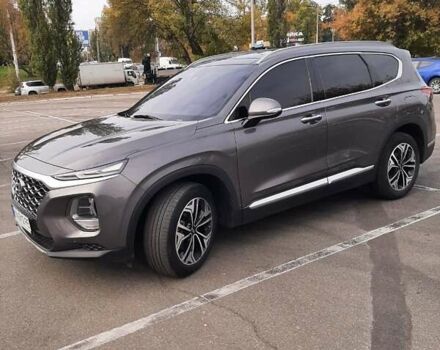 Сірий Хендай Санта Фе, об'ємом двигуна 2 л та пробігом 104 тис. км за 29300 $, фото 1 на Automoto.ua