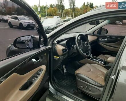 Сірий Хендай Санта Фе, об'ємом двигуна 2 л та пробігом 104 тис. км за 29300 $, фото 4 на Automoto.ua