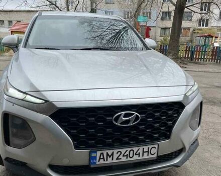 Серый Хендай Санта Фе, объемом двигателя 2.4 л и пробегом 123 тыс. км за 18000 $, фото 6 на Automoto.ua