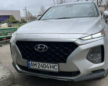 Серый Хендай Санта Фе, объемом двигателя 2.4 л и пробегом 123 тыс. км за 18000 $, фото 7 на Automoto.ua