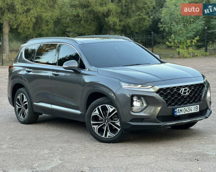 Сірий Хендай Санта Фе, об'ємом двигуна 2.2 л та пробігом 125 тис. км за 33500 $, фото 1 на Automoto.ua