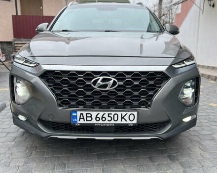 Серый Хендай Санта Фе, объемом двигателя 2.2 л и пробегом 95 тыс. км за 25999 $, фото 11 на Automoto.ua