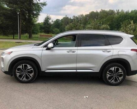 Сірий Хендай Санта Фе, об'ємом двигуна 2 л та пробігом 150 тис. км за 14500 $, фото 3 на Automoto.ua