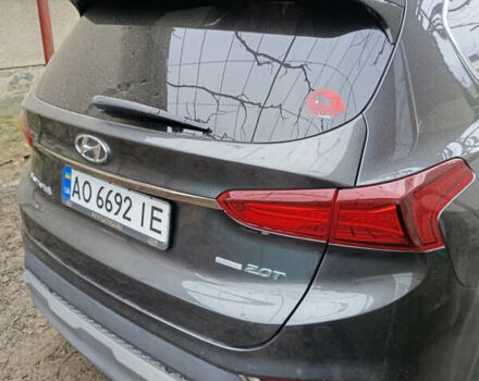 Сірий Хендай Санта Фе, об'ємом двигуна 2 л та пробігом 114 тис. км за 52000 $, фото 4 на Automoto.ua