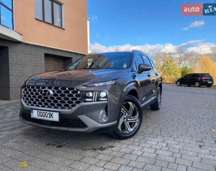 Серый Хендай Санта Фе, объемом двигателя 2.2 л и пробегом 153 тыс. км за 29400 $, фото 2 на Automoto.ua