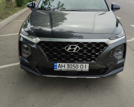 Серый Хендай Санта Фе, объемом двигателя 2.4 л и пробегом 49 тыс. км за 23000 $, фото 1 на Automoto.ua