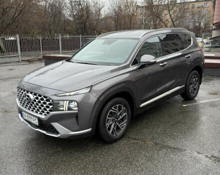 Серый Хендай Санта Фе, объемом двигателя 2.15 л и пробегом 110 тыс. км за 38000 $, фото 1 на Automoto.ua