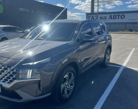 Серый Хендай Санта Фе, объемом двигателя 2.15 л и пробегом 73 тыс. км за 32900 $, фото 2 на Automoto.ua