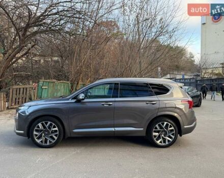 Сірий Хендай Санта Фе, об'ємом двигуна 2.15 л та пробігом 44 тис. км за 41800 $, фото 7 на Automoto.ua