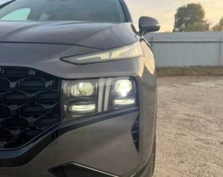 Серый Хендай Санта Фе, объемом двигателя 2.2 л и пробегом 124 тыс. км за 26400 $, фото 3 на Automoto.ua