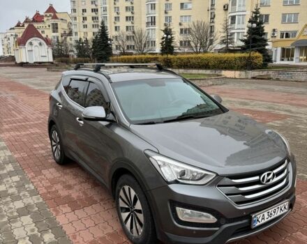 Серый Хендай Санта Фе, объемом двигателя 2.2 л и пробегом 158 тыс. км за 17000 $, фото 2 на Automoto.ua