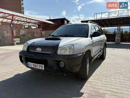 Серый Хендай Санта Фе, объемом двигателя 2 л и пробегом 360 тыс. км за 4498 $, фото 1 на Automoto.ua