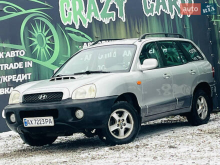 Серый Хендай Санта Фе, объемом двигателя 1.99 л и пробегом 288 тыс. км за 4700 $, фото 1 на Automoto.ua