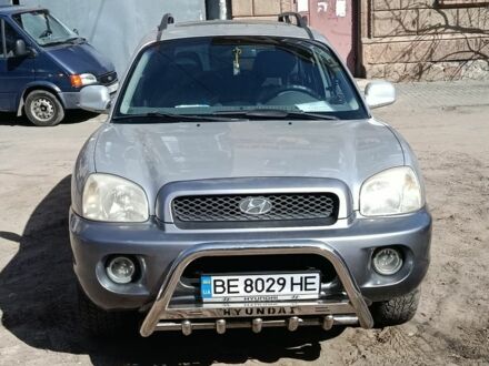 Сірий Хендай Санта Фе, об'ємом двигуна 2 л та пробігом 343 тис. км за 3950 $, фото 1 на Automoto.ua