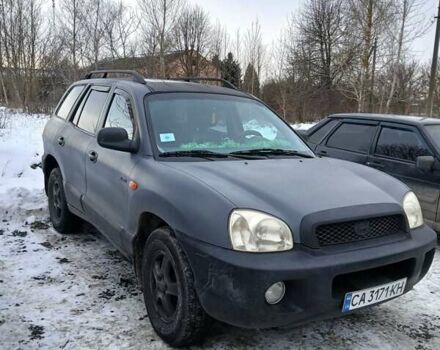 Серый Хендай Санта Фе, объемом двигателя 2 л и пробегом 365 тыс. км за 6500 $, фото 1 на Automoto.ua