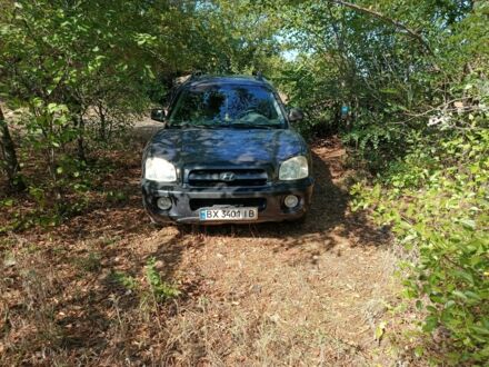 Серый Хендай Санта Фе, объемом двигателя 2 л и пробегом 315 тыс. км за 4500 $, фото 1 на Automoto.ua