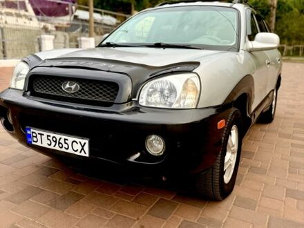 Серый Хендай Санта Фе, объемом двигателя 3.5 л и пробегом 319 тыс. км за 5300 $, фото 1 на Automoto.ua