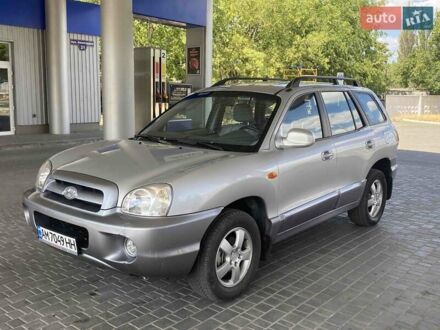 Хендай Санта Фе 2005 в Николаеве на Automoto.ua Серый Хендай Санта Фе, объемом двигателя 2.4 л и пробегом 179 тыс. км за 5900 $, фото 1 на Automoto.ua