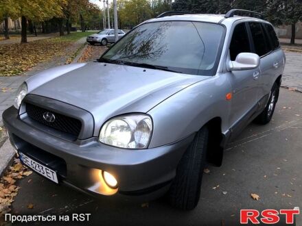 Серый Хендай Санта Фе, объемом двигателя 2 л и пробегом 278 тыс. км за 6850 $, фото 1 на Automoto.ua