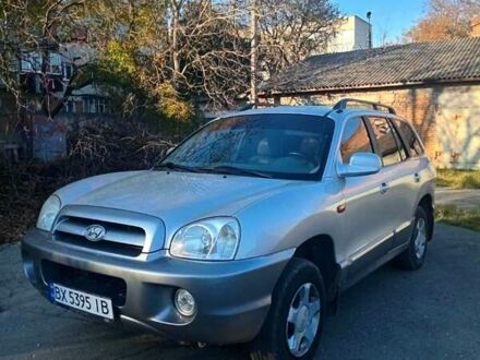 Серый Хендай Санта Фе, объемом двигателя 2.35 л и пробегом 264 тыс. км за 5200 $, фото 1 на Automoto.ua