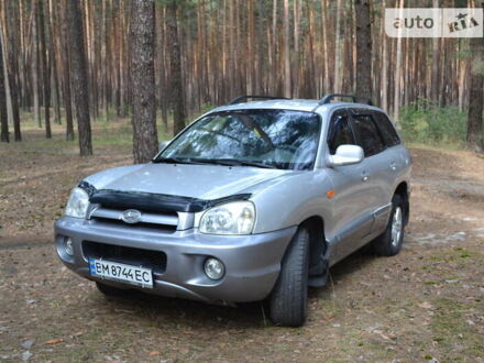 Сірий Хендай Санта Фе, об'ємом двигуна 2 л та пробігом 290 тис. км за 6000 $, фото 1 на Automoto.ua