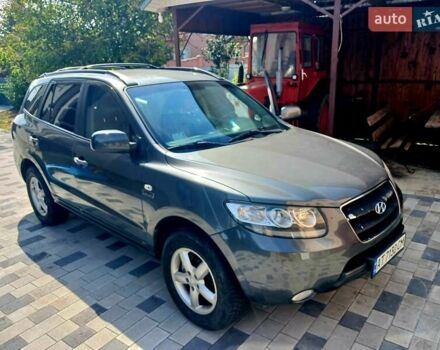 Серый Хендай Санта Фе, объемом двигателя 2.2 л и пробегом 223 тыс. км за 8850 $, фото 1 на Automoto.ua