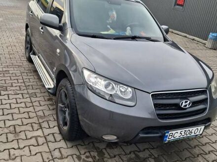 Серый Хендай Санта Фе, объемом двигателя 2.2 л и пробегом 244 тыс. км за 8600 $, фото 1 на Automoto.ua