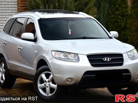 Хендай Санта Фе 2008 у Дніпро (Дніпропетровську) на Automoto.ua Сірий Хендай Санта Фе, об'ємом двигуна 22 л та пробігом 147 тис. км за 11200 $, фото 1 на Automoto.ua