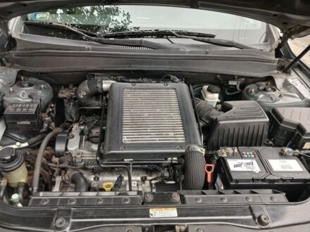 Серый Хендай Санта Фе, объемом двигателя 2 л и пробегом 280 тыс. км за 6500 $, фото 1 на Automoto.ua