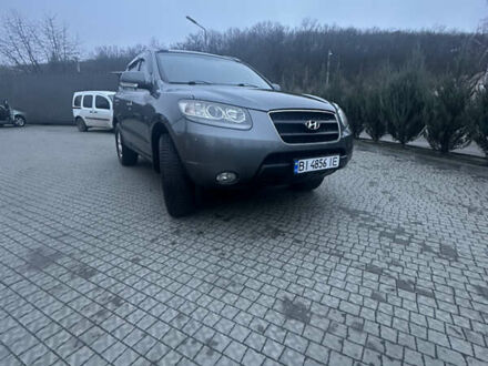 Серый Хендай Санта Фе, объемом двигателя 2.2 л и пробегом 160 тыс. км за 8600 $, фото 1 на Automoto.ua