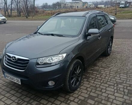 Серый Хендай Санта Фе, объемом двигателя 2.2 л и пробегом 180 тыс. км за 10700 $, фото 1 на Automoto.ua