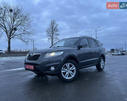 Серый Хендай Санта Фе, объемом двигателя 2.2 л и пробегом 236 тыс. км за 13999 $, фото 1 на Automoto.ua