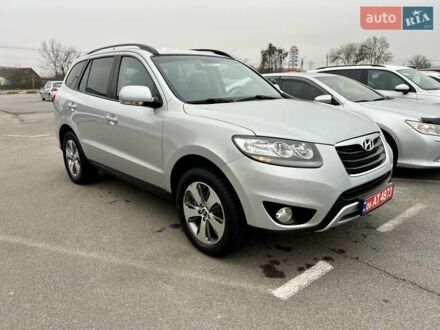 Сірий Хендай Санта Фе, об'ємом двигуна 2 л та пробігом 163 тис. км за 13999 $, фото 1 на Automoto.ua