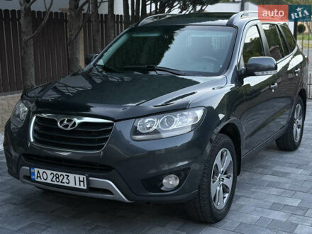 Серый Хендай Санта Фе, объемом двигателя 2.2 л и пробегом 233 тыс. км за 13500 $, фото 1 на Automoto.ua