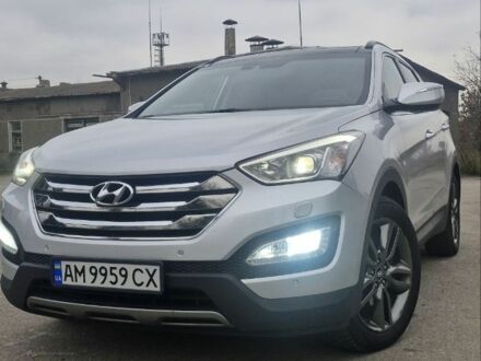 Серый Хендай Санта Фе, объемом двигателя 2.2 л и пробегом 218 тыс. км за 16500 $, фото 1 на Automoto.ua