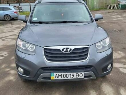 Серый Хендай Санта Фе, объемом двигателя 2.2 л и пробегом 232 тыс. км за 13500 $, фото 1 на Automoto.ua