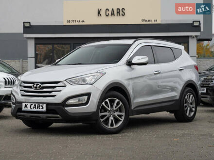 Серый Хендай Санта Фе, объемом двигателя 2 л и пробегом 154 тыс. км за 15500 $, фото 1 на Automoto.ua