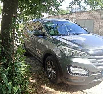 Серый Хендай Санта Фе, объемом двигателя 2.2 л и пробегом 150 тыс. км за 16899 $, фото 1 на Automoto.ua