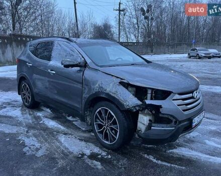 Сірий Хендай Санта Фе, об'ємом двигуна 2.36 л та пробігом 199 тис. км за 7900 $, фото 1 на Automoto.ua