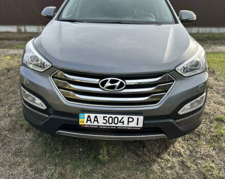 Серый Хендай Санта Фе, объемом двигателя 2.2 л и пробегом 201 тыс. км за 15200 $, фото 1 на Automoto.ua
