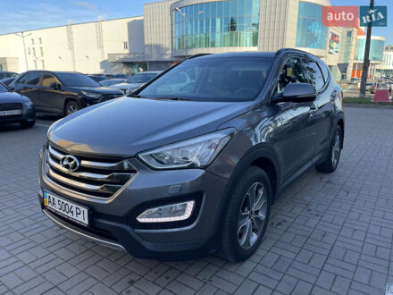 Сірий Хендай Санта Фе, об'ємом двигуна 2.2 л та пробігом 203 тис. км за 16500 $, фото 1 на Automoto.ua