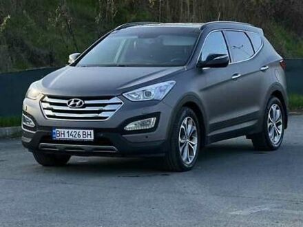 Серый Хендай Санта Фе, объемом двигателя 2.2 л и пробегом 96 тыс. км за 22000 $, фото 1 на Automoto.ua