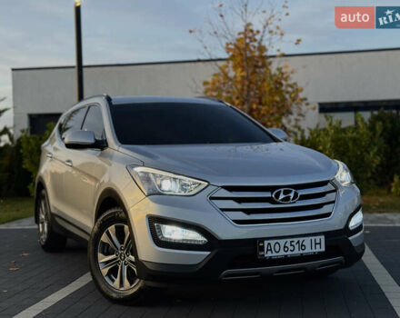 Серый Хендай Санта Фе, объемом двигателя 2.2 л и пробегом 150 тыс. км за 17800 $, фото 1 на Automoto.ua