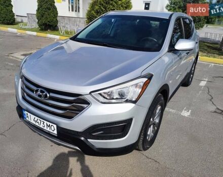 Серый Хендай Санта Фе, объемом двигателя 2.36 л и пробегом 200 тыс. км за 13600 $, фото 1 на Automoto.ua