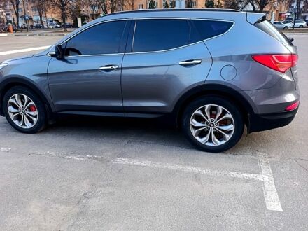 Серый Хендай Санта Фе, объемом двигателя 2.2 л и пробегом 186 тыс. км за 18200 $, фото 1 на Automoto.ua