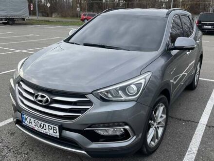 Сірий Хендай Санта Фе, об'ємом двигуна 2 л та пробігом 160 тис. км за 19700 $, фото 1 на Automoto.ua