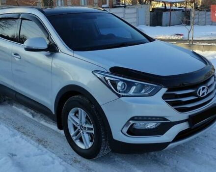 Серый Хендай Санта Фе, объемом двигателя 2.36 л и пробегом 100 тыс. км за 19500 $, фото 1 на Automoto.ua