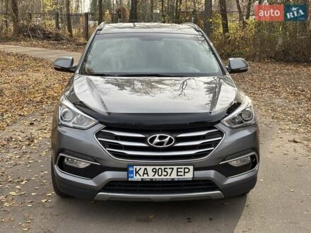 Серый Хендай Санта Фе, объемом двигателя 2.2 л и пробегом 120 тыс. км за 19500 $, фото 1 на Automoto.ua