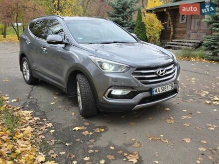 Хендай Санта Фе 2018 в Киеве на Automoto.ua Серый Хендай Санта Фе, объемом двигателя 2.2 л и пробегом 201 тыс. км за 21500 $, фото 1 на Automoto.ua