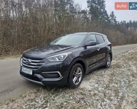 Серый Хендай Санта Фе, объемом двигателя 2.4 л и пробегом 90 тыс. км за 15900 $, фото 1 на Automoto.ua